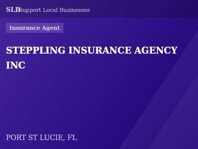 STEPPLING INSURANCE AGENCY INC — Insurance Agent in PORT ST LUCIE, FL