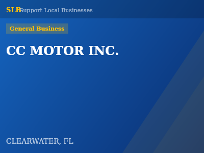 CC MOTOR INC. — General Business in CLEARWATER, FL