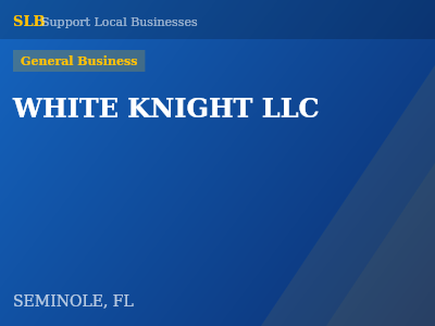 WHITE KNIGHT LLC — General Business in SEMINOLE, FL