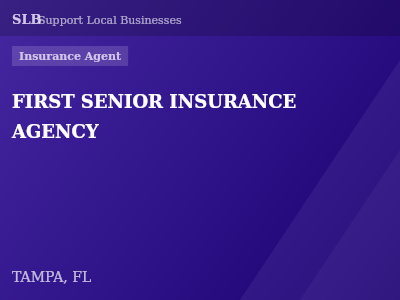 FIRST SENIOR INSURANCE AGENCY — Insurance Agent in TAMPA, FL