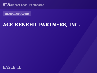 ACE BENEFIT PARTNERS, INC. — Insurance Agent in EAGLE, ID