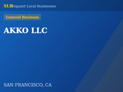 AKKO LLC — General Business in SAN FRANCISCO, CA