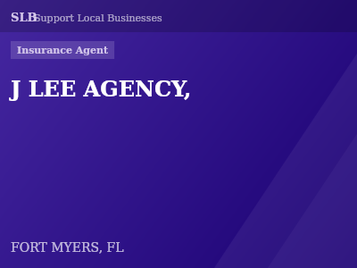 J LEE AGENCY, — Insurance Agent in FORT MYERS, FL