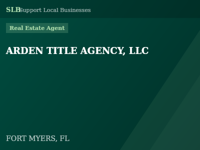 ARDEN TITLE AGENCY, LLC — Real Estate Agent in FORT MYERS, FL
