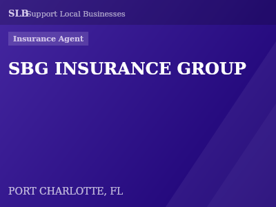 SBG INSURANCE GROUP — Insurance Agent in PORT CHARLOTTE, FL