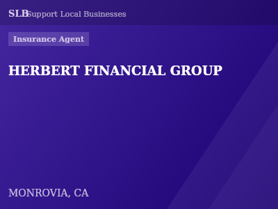 HERBERT FINANCIAL GROUP — Insurance Agent in MONROVIA, CA