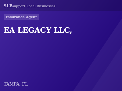 EA LEGACY LLC, — Insurance Agent in TAMPA, FL
