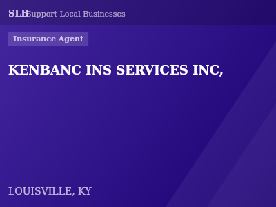 KENBANC INS SERVICES INC, — Insurance Agent in LOUISVILLE, KY