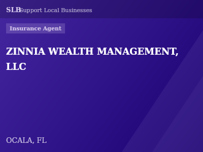 ZINNIA WEALTH MANAGEMENT, LLC — Insurance Agent in OCALA, FL