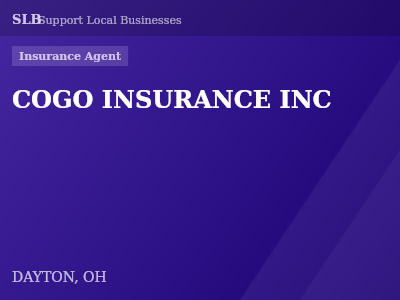 COGO INSURANCE INC — Insurance Agent in DAYTON, OH