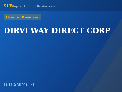 DIRVEWAY DIRECT CORP — General Business in ORLANDO, FL