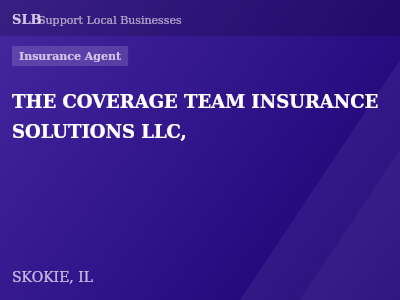 THE COVERAGE TEAM INSURANCE SOLUTIONS LLC, — Insurance Agent in SKOKIE, IL