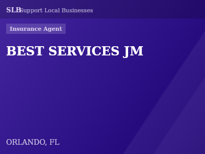 BEST SERVICES JM — Insurance Agent in ORLANDO, FL