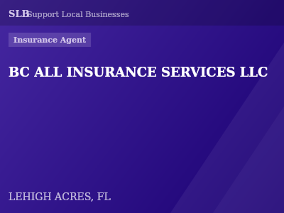 BC ALL INSURANCE SERVICES LLC — Insurance Agent in LEHIGH ACRES, FL