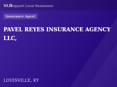 PAVEL REYES INSURANCE AGENCY LLC, — Insurance Agent in LOUISVILLE, KY