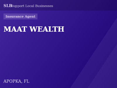 MAAT WEALTH — Insurance Agent in APOPKA, FL
