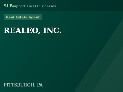 REALEO, INC. — Real Estate Agent in PITTSBURGH, PA