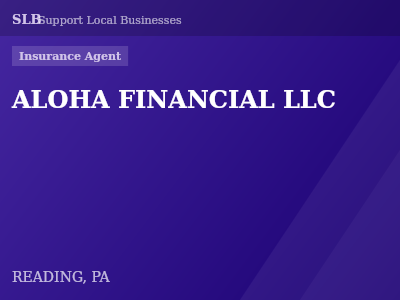 ALOHA FINANCIAL LLC — Insurance Agent in READING, PA