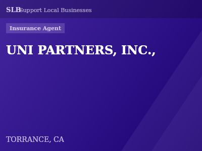 UNI PARTNERS, INC., — Insurance Agent in TORRANCE, CA