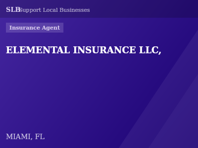 ELEMENTAL INSURANCE LLC, — Insurance Agent in MIAMI, FL