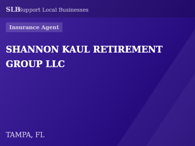 SHANNON KAUL RETIREMENT GROUP LLC — Insurance Agent in TAMPA, FL