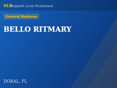 BELLO RITMARY — General Business in DORAL, FL