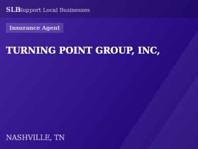 TURNING POINT GROUP, INC, — Insurance Agent in NASHVILLE, TN