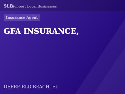 GFA INSURANCE, — Insurance Agent in DEERFIELD BEACH, FL