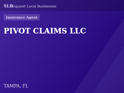 PIVOT CLAIMS LLC — Insurance Agent in TAMPA, FL