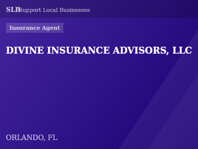 DIVINE INSURANCE ADVISORS, LLC — Insurance Agent in ORLANDO, FL