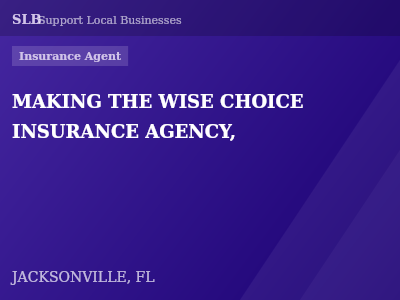 MAKING THE WISE CHOICE INSURANCE AGENCY, — Insurance Agent in JACKSONVILLE, FL