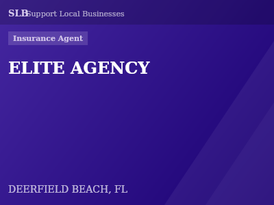 ELITE AGENCY — Insurance Agent in DEERFIELD BEACH, FL