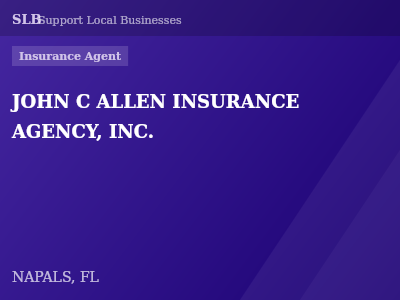 JOHN C ALLEN INSURANCE AGENCY, INC. — Insurance Agent in NAPALS, FL