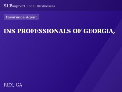 INS PROFESSIONALS OF GEORGIA, — Insurance Agent in REX, GA