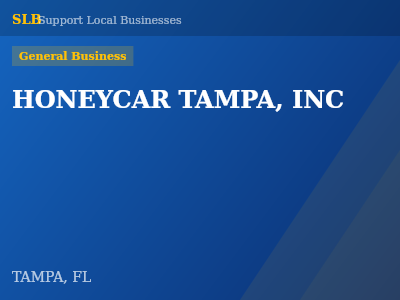 HONEYCAR TAMPA, INC — General Business in TAMPA, FL