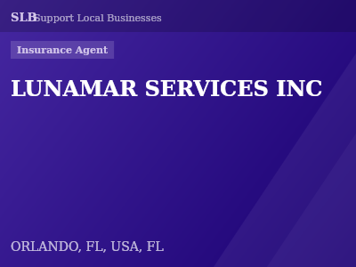 LUNAMAR SERVICES INC — Insurance Agent in ORLANDO, FL, USA, FL