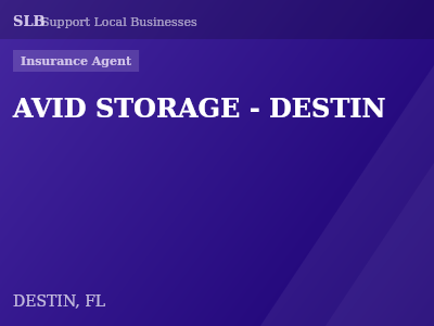 AVID STORAGE - DESTIN — Insurance Agent in DESTIN, FL
