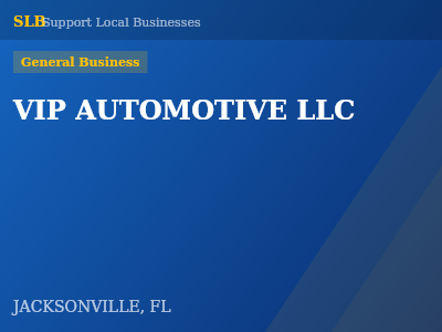 VIP AUTOMOTIVE LLC — General Business in JACKSONVILLE, FL