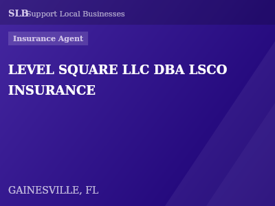 LEVEL SQUARE LLC DBA LSCO INSURANCE — Insurance Agent in GAINESVILLE, FL