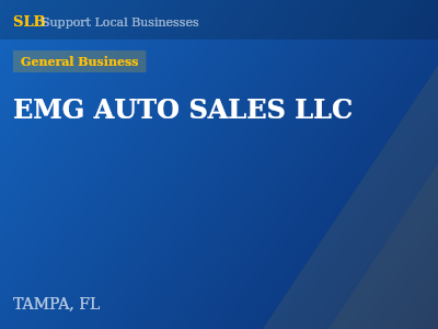 EMG AUTO SALES LLC — General Business in TAMPA, FL