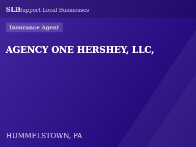 AGENCY ONE HERSHEY, LLC, — Insurance Agent in HUMMELSTOWN, PA