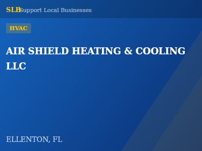 AIR SHIELD HEATING & COOLING LLC — HVAC in ELLENTON, FL