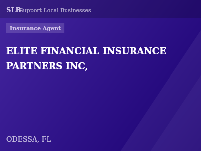ELITE FINANCIAL INSURANCE PARTNERS INC, — Insurance Agent in ODESSA, FL