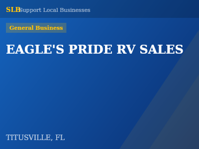 EAGLE'S PRIDE RV SALES — General Business in TITUSVILLE, FL