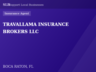TRAVALLAMA INSURANCE BROKERS LLC — Insurance Agent in BOCA RATON, FL