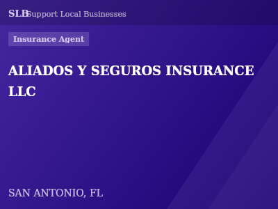 ALIADOS Y SEGUROS INSURANCE LLC — Insurance Agent in SAN ANTONIO, FL