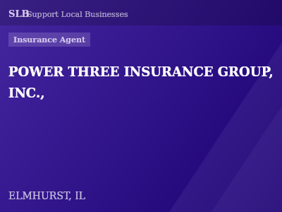 POWER THREE INSURANCE GROUP, INC., — Insurance Agent in ELMHURST, IL