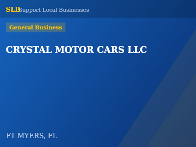 CRYSTAL MOTOR CARS LLC — General Business in FT MYERS, FL