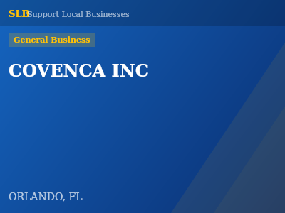 COVENCA INC — General Business in ORLANDO, FL