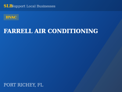 FARRELL AIR CONDITIONING — HVAC in PORT RICHEY, FL